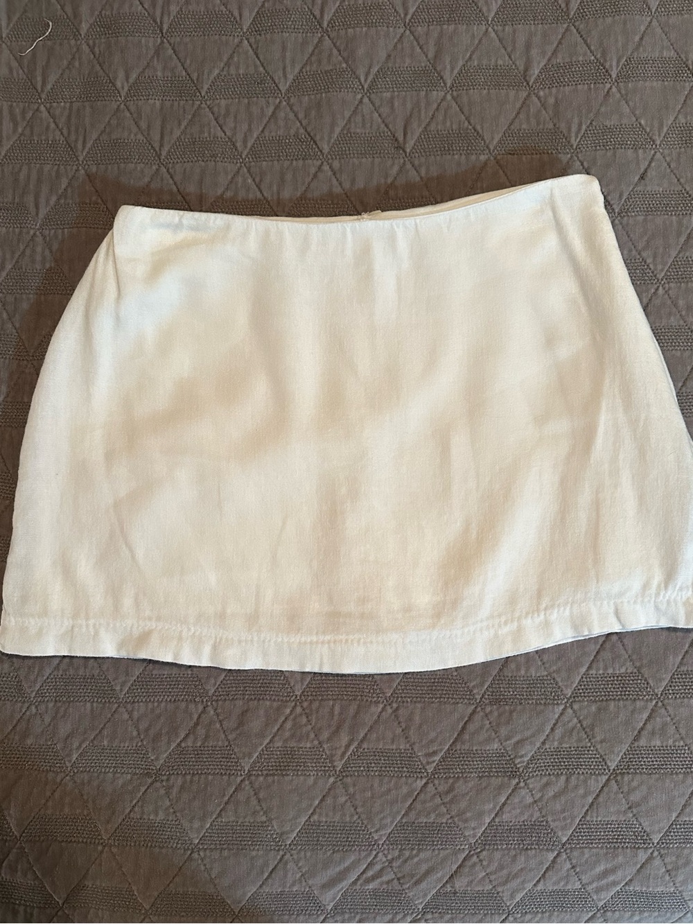 Abercrombie & Fitch White Mini Skirt